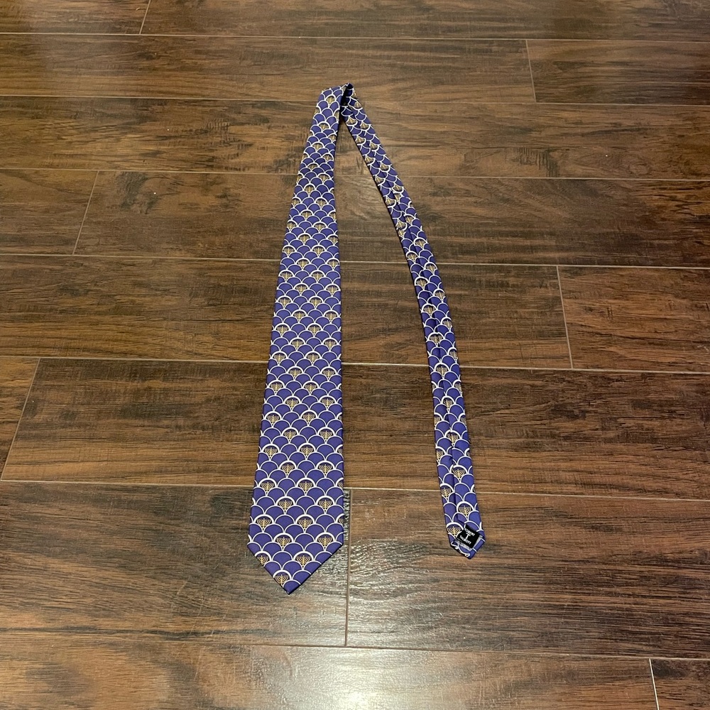 Robert Talbott Tie Hanukkah Menorah - image 5